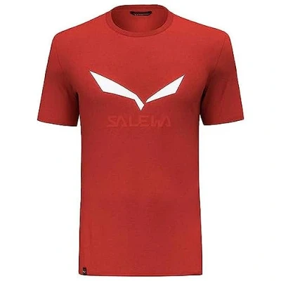 Abbildung von Salewa Solidlogo DRY M Sport Tshirt, Herren, Größe: 50, Flame