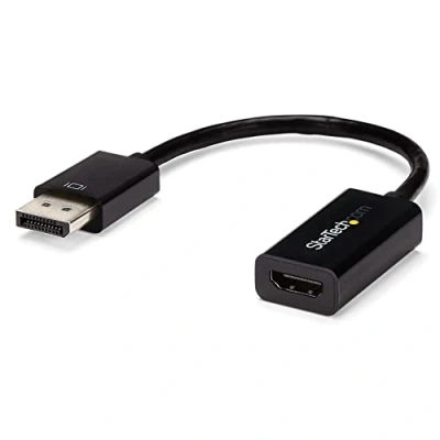 Abbildung von StarTech.com DisplayPort auf HDMI Adapter 4K 30Hz Aktiver DP Video Konverter zu Monitor/Fernsehgerät/Display Kabel Dongle Ultra HD 1.2 1.4 (DP2HD4KS)