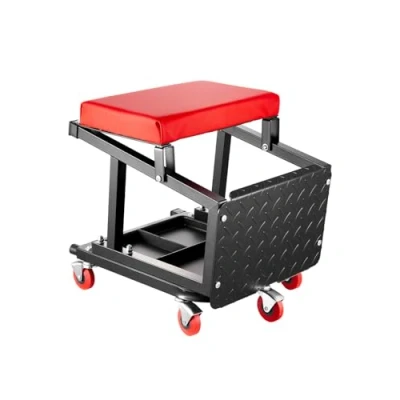 Abbildung von VEVOR Mechanikerhocker Rollbarer Arbeitssitz 136kg Tritthocker 360 Drehbar