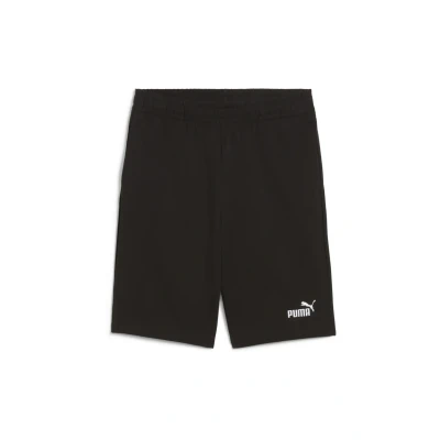 Abbildung von Puma ESS No. 1 Logo Jersey Shorts Teenager Für Herren Damen Kinder Mit Plain Black Größe: 11 12Y