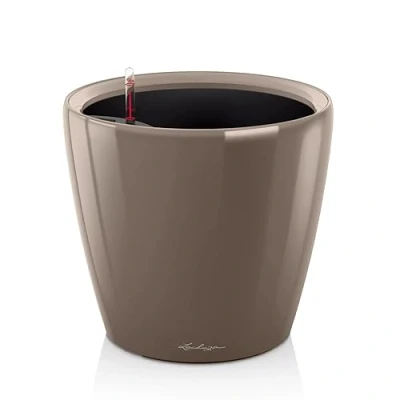 Abbildung von Lechuza Pflanztopf Classico LS 35 Taupe Hochglanz 16065