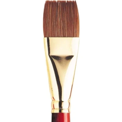 Abbildung von Winsor &amp; Newton 5181708 Sceptre Gold II Künstler Aquarellpinsel mit hoher Farbtragekapazitat exzellenter Sprungkraft, Serie 101 Rundpinsel, kurzer Stiel, Nr.8 4,9mm