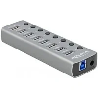 Abbildung von USB 3.2 Gen 1 Hub mit 7 Ports + Schnellladeport C PD 3.0 Port ,