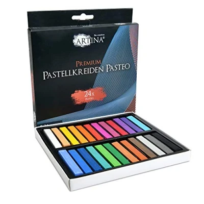 Abbildung von Artina Malkreide Pasteo, Pastellkreide Softpastellkreide 24 tlg.