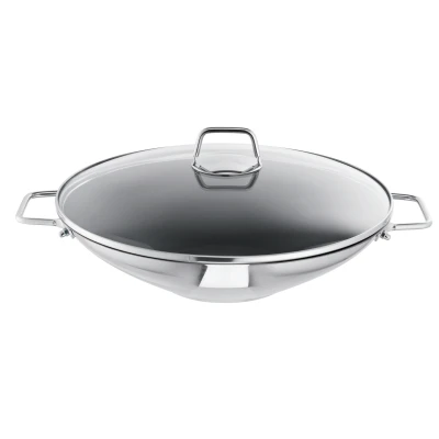 Abbildung von Schulte Ufer 66520 34 Wok Wega beschichtet, inkl. Zubehör, cm, 4,50 l, Antihaft
