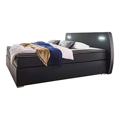 Abbildung von ATLANTIC home collection Boxspringbett &quot;Rex&quot;, mit Topper und verstellbaren Nackenkissen