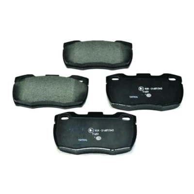 Abbildung von HELLA 8DB 355 012 871 Bremsbelagsatz nicht für Verschleißwarnanzeiger vorbereitet LAND ROVER: Defender SUV, SUV Cabrio, Pickup