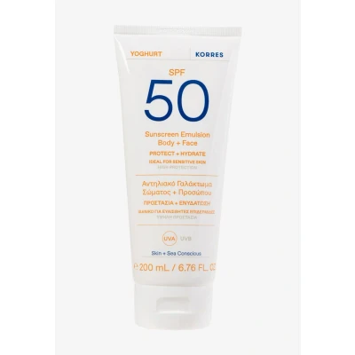 Abbildung von Korres Sunscreen Emulsion BODY + FACE SPF50 Sonnenschutz, Größe: 200 ml,