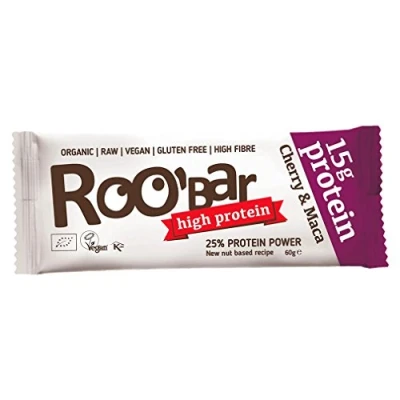 Abbildung von ROOBAR Proteinriegel Kirsche und Maca 60 g 10er Pack