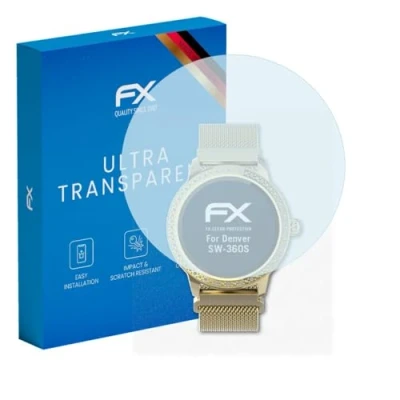 Abbildung von atFoliX Schutzfolie kompatibel mit Denver SW 360S Folie, ultraklare FX Displayschutzfolie (3X)