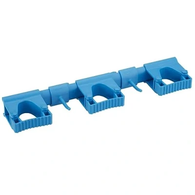 Abbildung von Vikan 10113 Hygienisches Hi Flex Wandhalterungssystem, blau (1011)