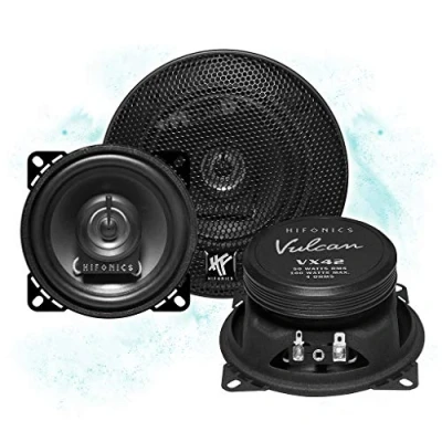 Abbildung von MEDIADOX 10cm/100mm Auto Lautsprecher/Boxen/Speaker Set von Hifonics (VX42) kompatibel mit FIAT