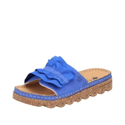 Abbildung von Rieker Damen V8763 Pantolette, Blau, 38 EU