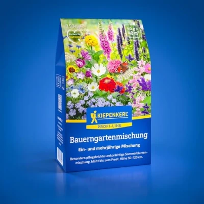 Abbildung von Kiepenkerl Profi Line Blumensamen Mischung Bauerngartenmischung 1078420 besonders pflegeleichte und prächtige Sommerblumen Wildblumensamen, Blumenwiese