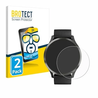 Abbildung von BROTECT (2 Stück Schutzfolie für Garmin vivomove HR Displayschutz Folie Ultra Klar