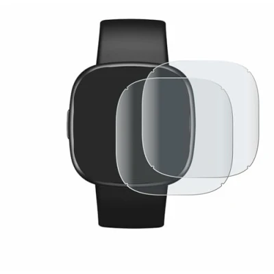 Abbildung von BROTECT Full Cover Schutzfolie Matt für Fitbit Versa 4 (2 Stück) Screen Displayschutz Folie, 3D Curved, Anti Reflex