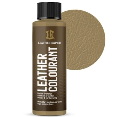 Abbildung von Sehr Deckend Wasser Lederfarbe Kamel 50 ml Leather Paint für Natur und ÖkoLeder Dye Ohne Alkohol alle Lederaccessoires Reißt oder Blättert Nicht ab