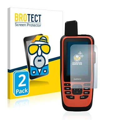 Abbildung von BROTECT Entspiegelungs Schutzfolie für Garmin GPSMAP 86i (2 Stück) Matte Displayschutz Folie, Anti Reflex, Fingerprint