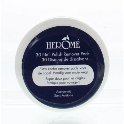 Abbildung von Her&ocirc;me Caring Nail Polish Remover Pads 30 Stk.