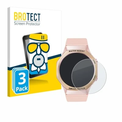 Abbildung von BROTECT Entspiegelungs Schutzglas für Mutoy Smartwatch 1.32&quot; (rund) (3 Stück) Schutz Folie Panzerfolie Glas Matt [Kratzfest 9H, Anti Reflex]