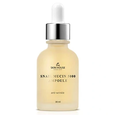 Abbildung von THE SKIN HOUSE Schneckenmucin 5000 Ampoule (30ml, 1.01 fl.oz.) Anti Falten Aging nährend Tiefenfeuchtigkeit Verbesserung der Hautelastrizität Straffung Haut