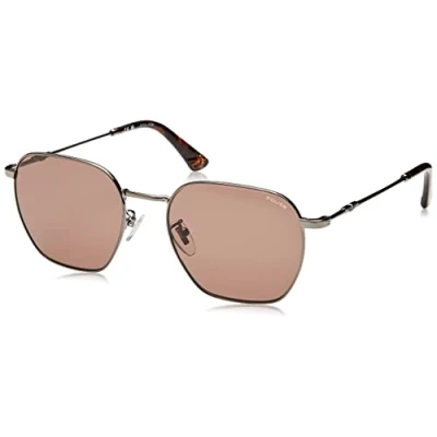 Abbildung von Police Unisex SPLL06 Sunglasses, Total Shiny Gun, 54