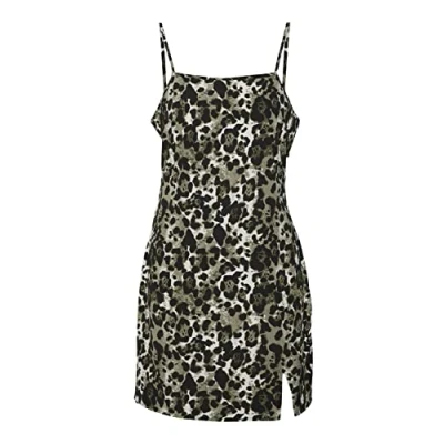 Abbildung von Noisy may Damen Nmclara Strap Short Dress S* Kleid, Kalamata Aop:leo, S EU