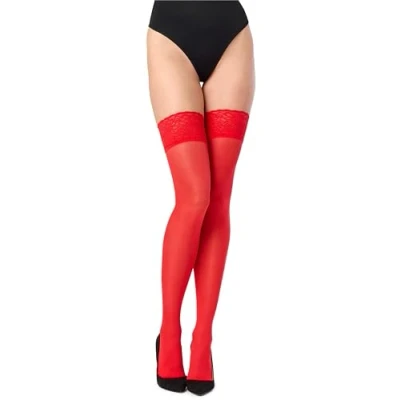 Abbildung von Merry Style halterlose Strümpfe Damen Mikrofaser 40 DEN mit Spitze MSSSJ01