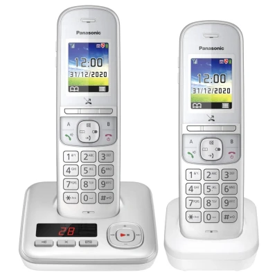 Abbildung von Panasonic KX TGH722GG Silber Schnurloses DECT Telefon