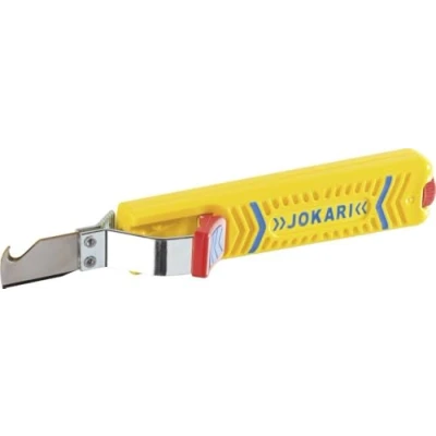 Abbildung von Jokari Kabelmesser (Abisoliermesser m. Hakenklinge Klinge Titan Nitrid beschichtet Arbeitsbereich Ø 8 28mm) 460075