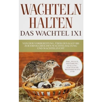 Abbildung von Wachteln halten Das Wachtel 1x1: Von der Vorbereitung, über den Kauf bis zur erfolgreichen Wachtelhaltung und Wachtelzucht inkl. Pflege, Ernährung, Stallung, gesetzliche Bestimmungen uvm.