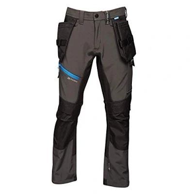 Abbildung von Regatta TRJ368R40611 Strategische Softshell Hose, Größe 40 in regulärer Länge, Aschgrau