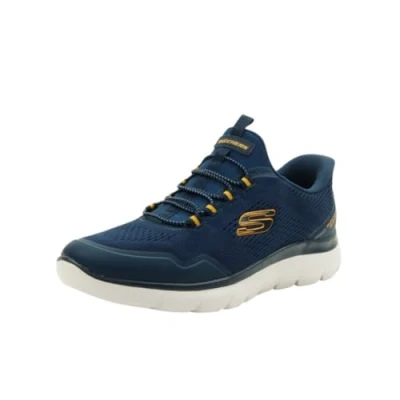 Abbildung von Skechers Slip ins Summits Top Rate Herren Sneaker Navy/Yellow EU 42