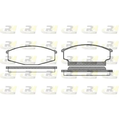 Abbildung von ROADHOUSE 2256.00 Bremsbelagsatz Vorderachse NISSAN: Patrol GR 4 SUV