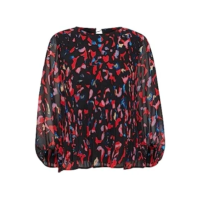 Abbildung von ICHI Ihnalla LS Bluse, Damen, Größe: 42, Poppy red