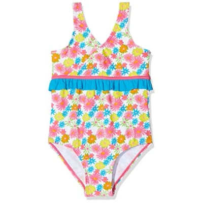 Abbildung von Playshoes Mädchen UV Schutz Badeanzug Blumenmeer 461153, 18 Mehrfarbig, 86 92