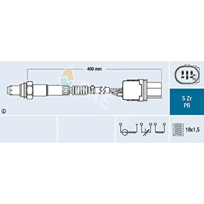 Abbildung von FAE 75126 Lambdasonde HONDA: CR V 4, CIVIC 9, HR II