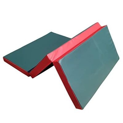 Abbildung von NiroSport Weichbodenmatte Turnmatte Gymnastikmatte 210 x 100 8 cm klappmatte Schutzmatte (einzeln, 1er Pack), abwaschbar, robust