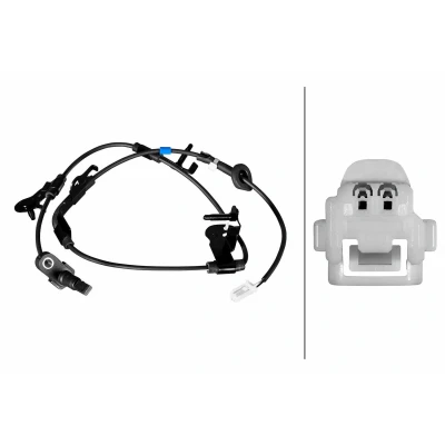 Abbildung von HELLA 6PU 358 217 541 ABS Sensor mit Klammer Hallsensor 2 966 TOYOTA: RAV4 IV SUV