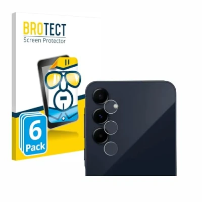 Abbildung von BROTECT (6 Stück Schutzfolie für Samsung Galaxy A55 5G (NUR Kameraschutz) Displayschutz Folie Ultra Klar