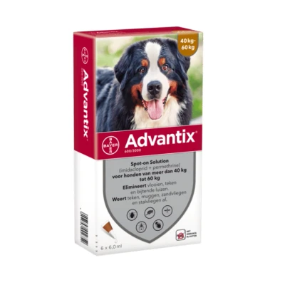 Abbildung von Advantixi 600 / 3000 6 Pipetten 40 60 kg
