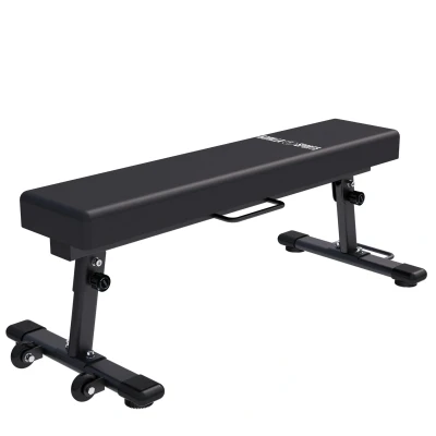 Abbildung von GORILLA SPORTS Hantelbank Klappbar, Flach, bis 400 kg Flachbank, Trainingsbank, (1 tlg)