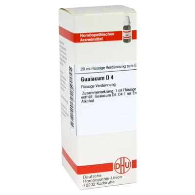Abbildung von Guaiacum D 4 Dilution 20 ml