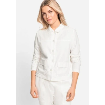 Abbildung von Olsen Leichte Jacke, Damen, Größe: 48, Offwhite