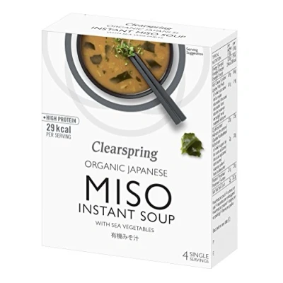 Abbildung von Clearspring Instant Miso Soup and Sea Veg 8 x 4x10g