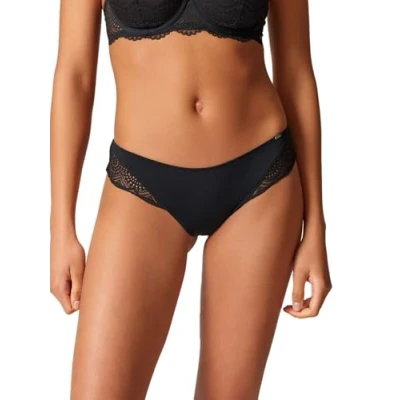 Abbildung von Skiny Damen Cheeky Panty Unterwäsche, Schwarz, 36