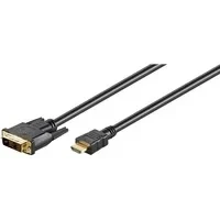 Abbildung von Adapterkabel DVI D (Stecker) &gt; HDMI