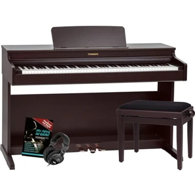 Abbildung von Steinmayer Digitalpiano DP 321 E Piano Set 88 Tasten mit Hammergewichtung und Ebony Feel (Spar Set, inkl. Klavierbank, Kopfhörer &amp; Schule), Polyphonie: 256, Bluetooth: Audio, MIDI, Record