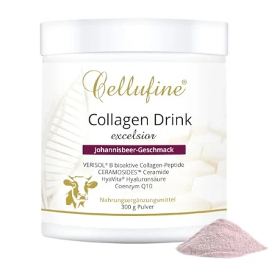Abbildung von Cellufine® VERISOL® B (Rind) Premium Collagen Drink EXCELSIOR Johannisbeere Pulver 300 g