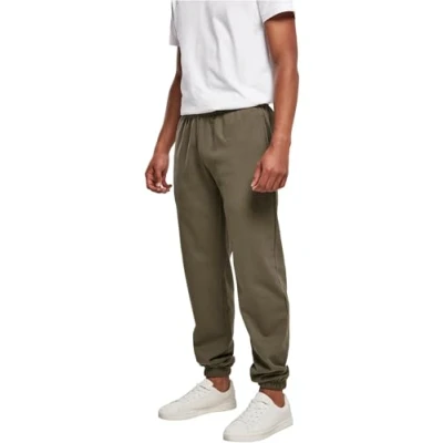 Abbildung von Build Your Brand Herren Basic Jogging Pants Hose, Olive, 3XL